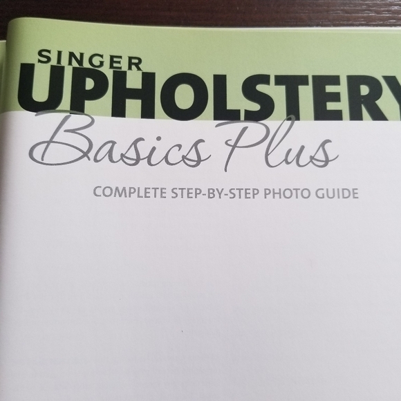 Singer Upholstery Guide Book Complete Step by Step Photo Basics Steve Cone - Picture 11 of 11